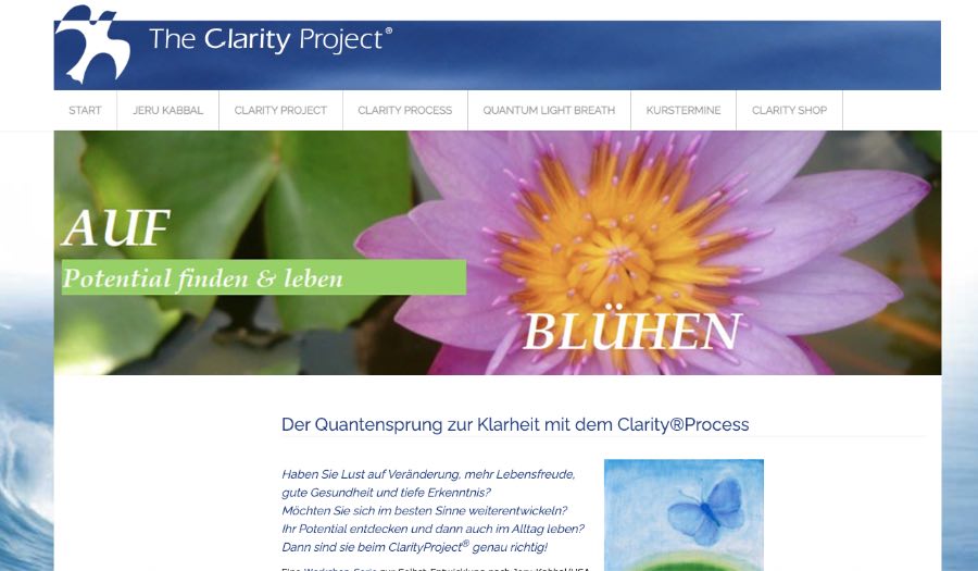 vorher: das ClarityProject